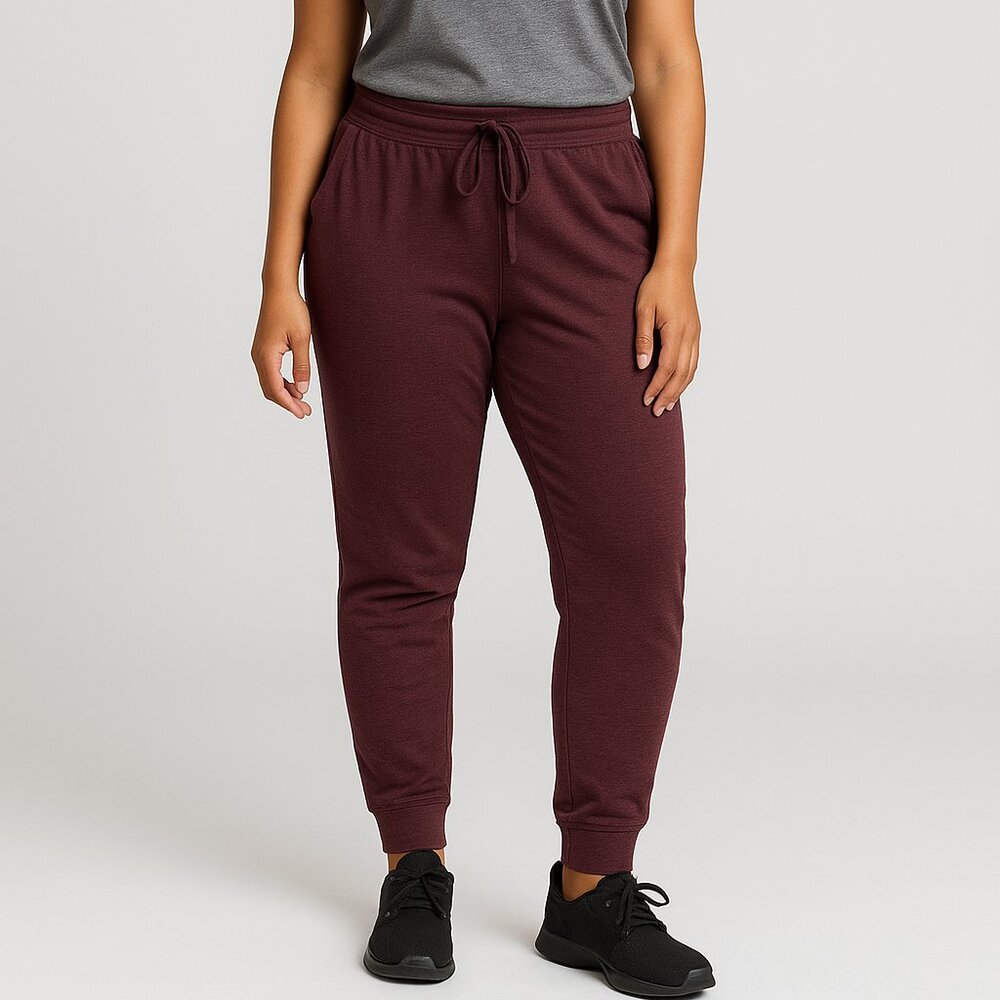 Athletic‎ Works Joggers – Size L (36–38) – Maroon/Burgundy Sweatpants